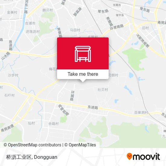 桥沥工业区 map