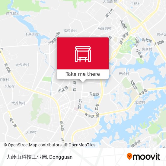 大岭山科技工业园 map
