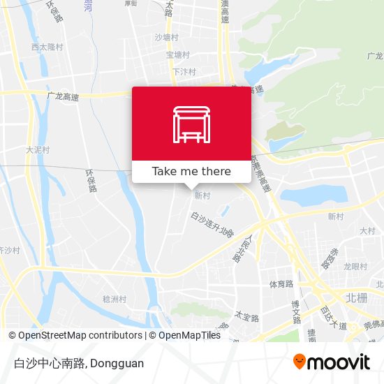 白沙中心南路 map