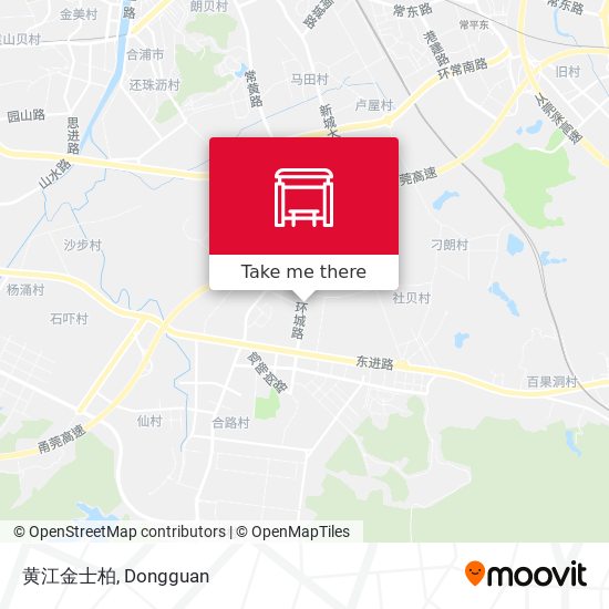 黄江金士柏 map