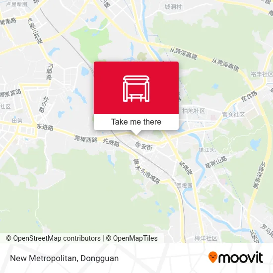 New Metropolitan map