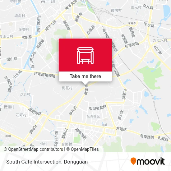 South Gate Intersection map