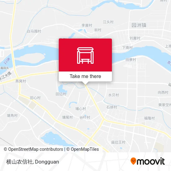 横山农信社 map