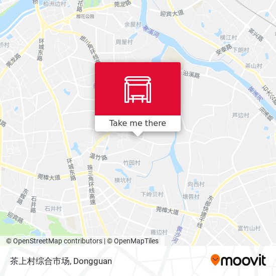 茶上村综合市场 map