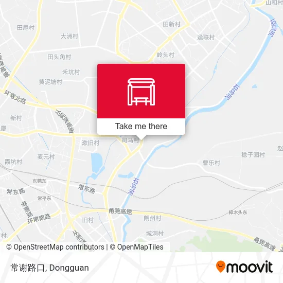 常谢路口 map