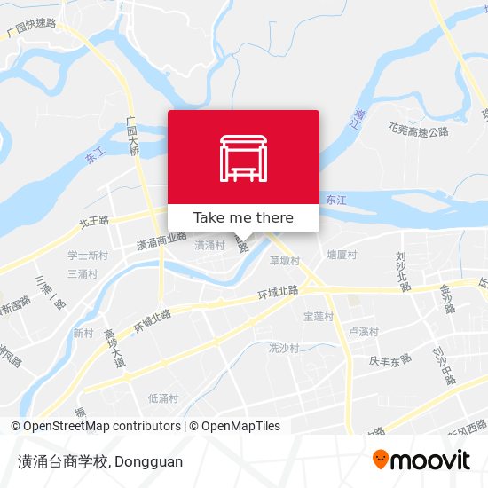 潢涌台商学校 map