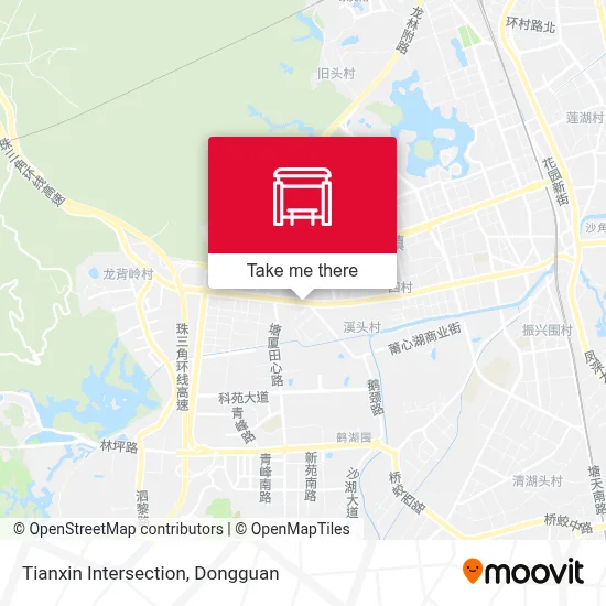 Tianxin Intersection map
