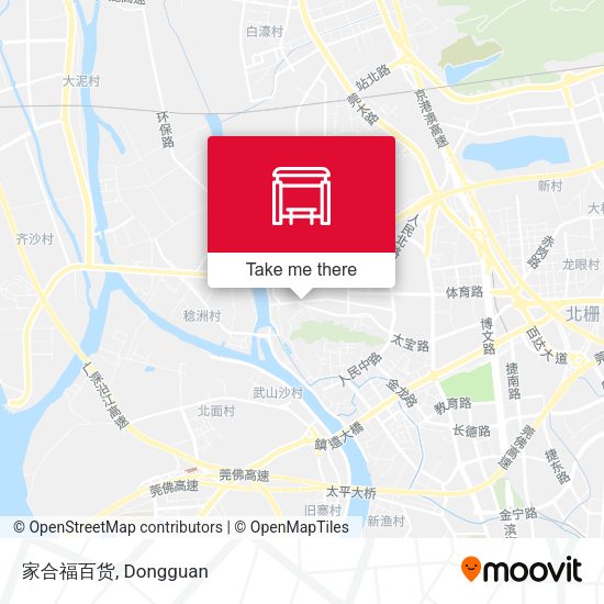家合福百货 map