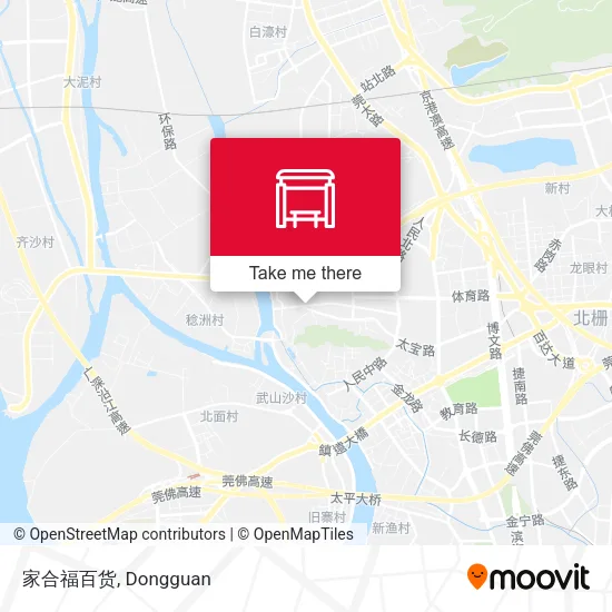 家合福百货 map