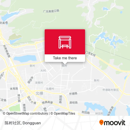 陈村社区 map