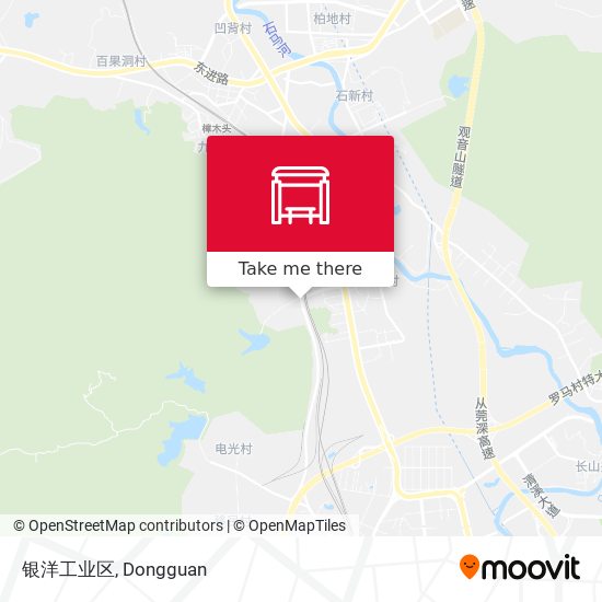 银洋工业区 map