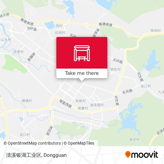 清溪银湖工业区 map