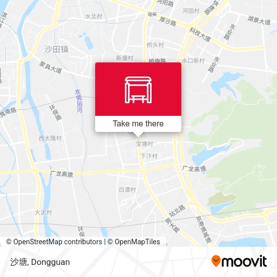 沙塘 map