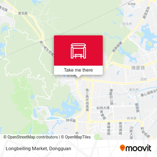 Longbeiling Market map