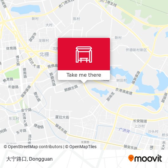 大宁路口 map