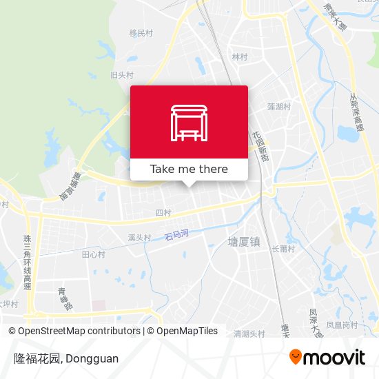 隆福花园 map