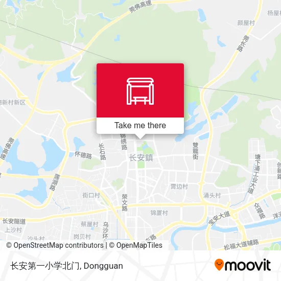 长安第一小学北门 map