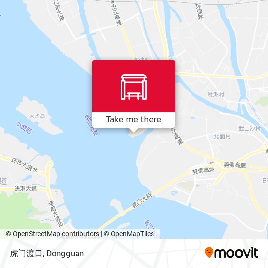 虎门渡口 map