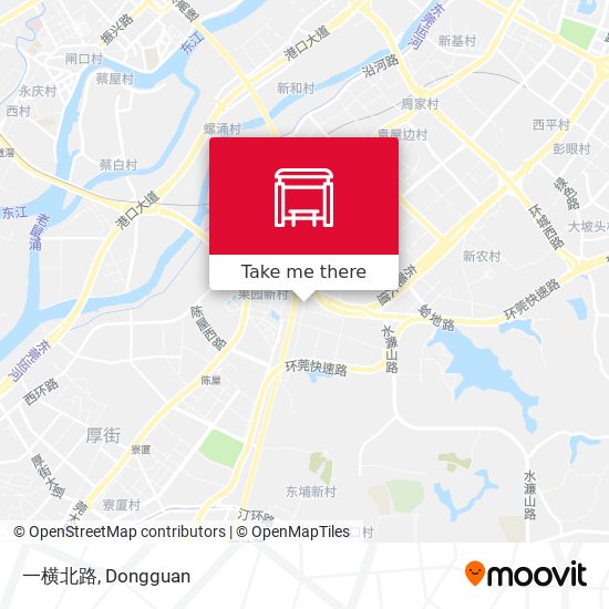 一横北路 map