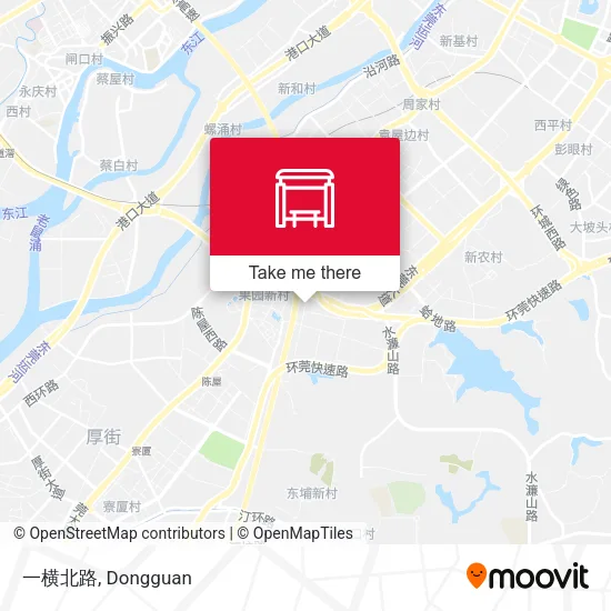 一横北路 map