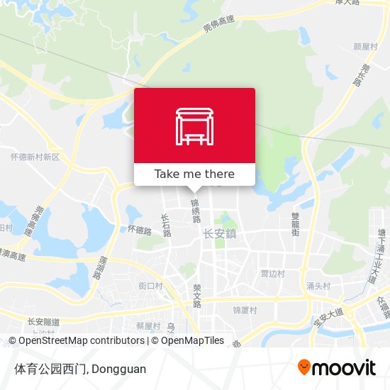 体育公园西门 map