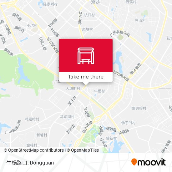 牛杨路口 map