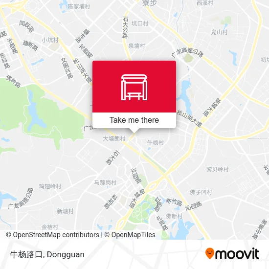 牛杨路口 map