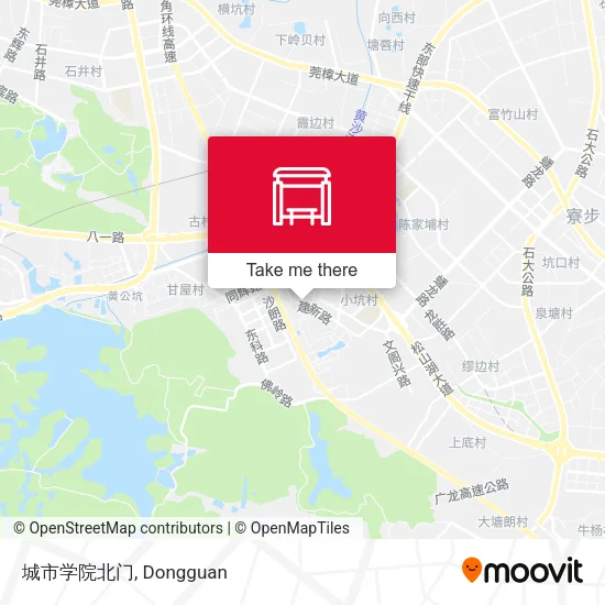 城市学院北门 map