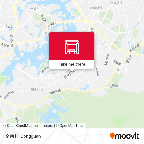 金菊村 map