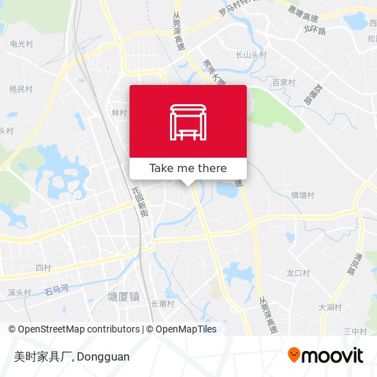 美时家具厂 map