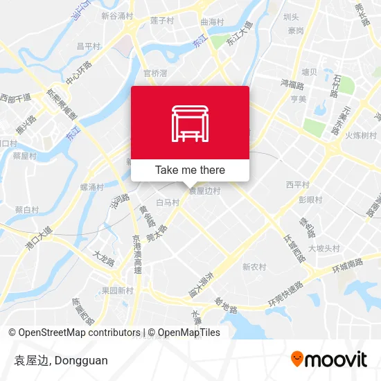 袁屋边 map