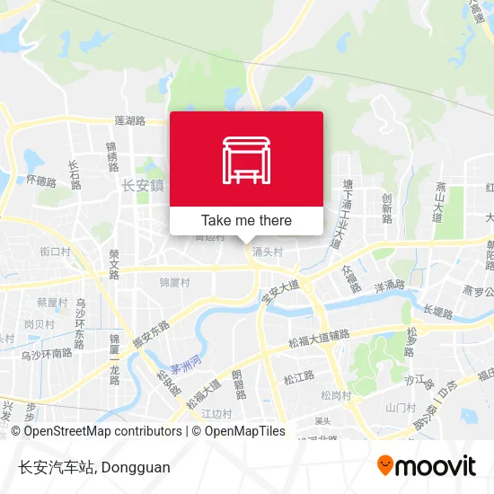 长安汽车站 map