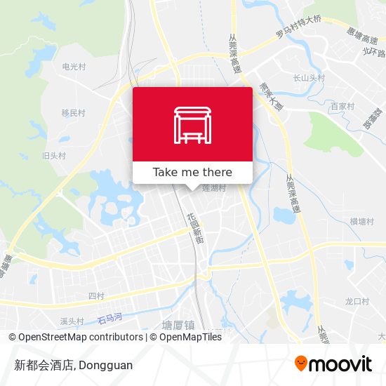 新都会酒店 map