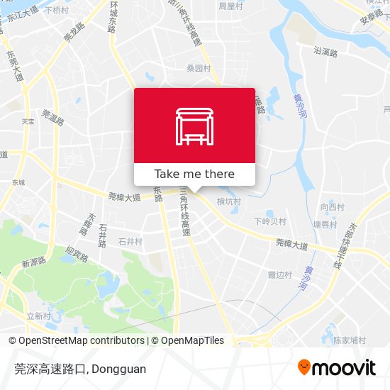 莞深高速路口 map