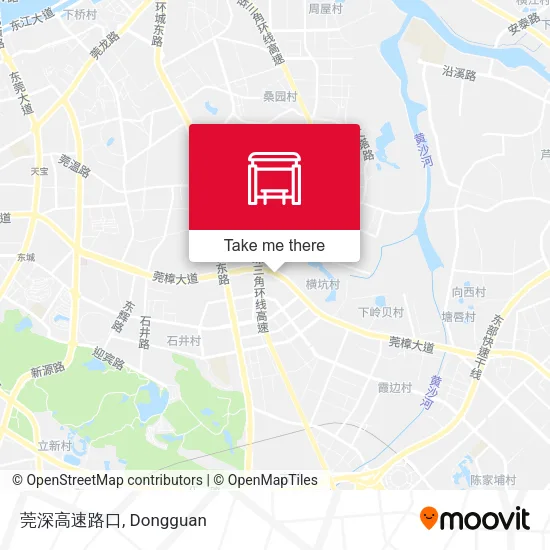 莞深高速路口 map