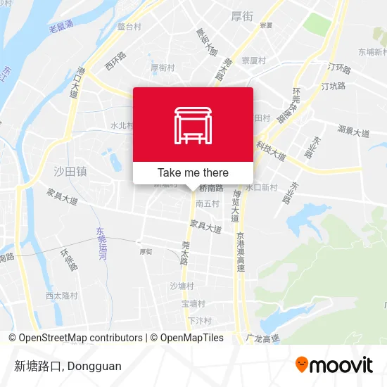 新塘路口 map