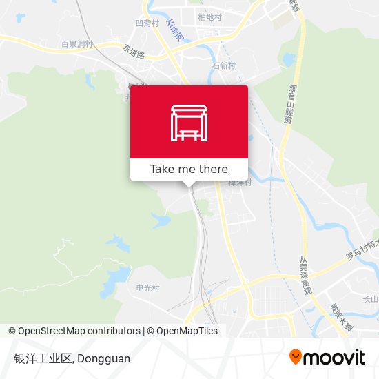 银洋工业区 map