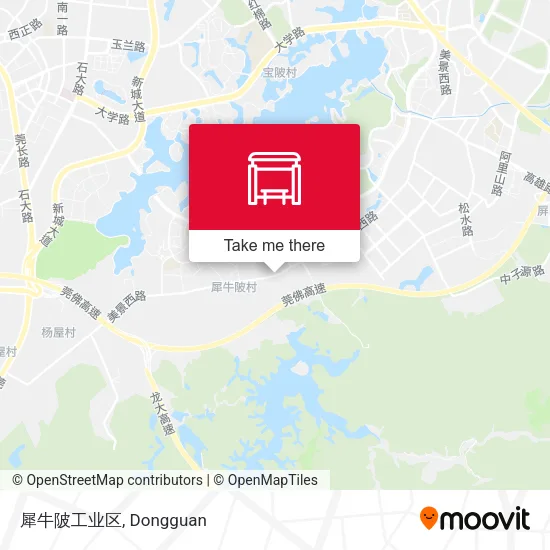 犀牛陂工业区 map