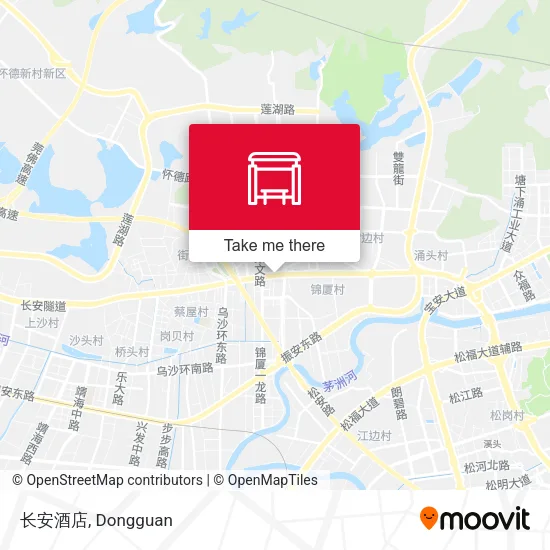 长安酒店 map