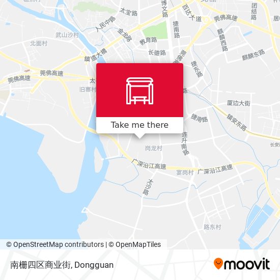 南栅四区商业街 map