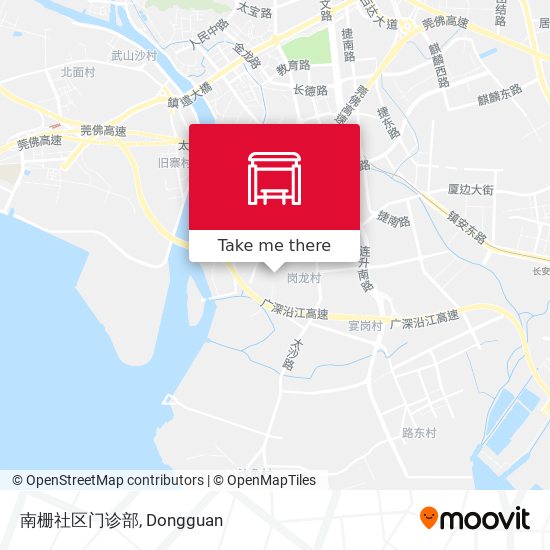 南栅社区门诊部 map