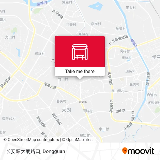 长安塘大朗路口 map