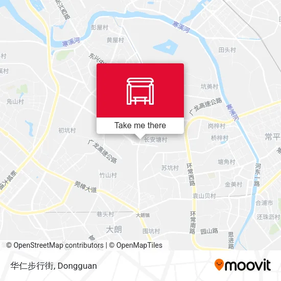 华仁步行街 map