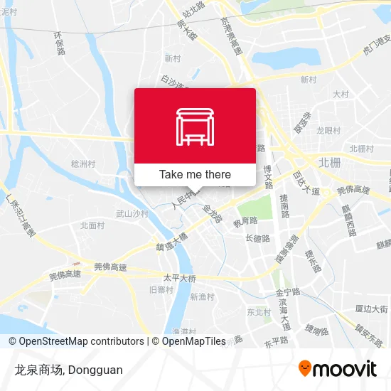 龙泉商场 map
