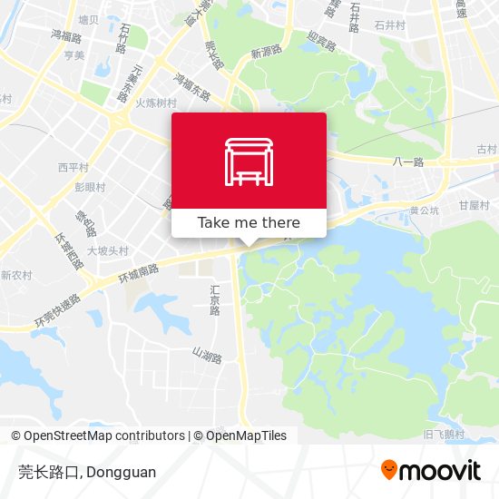 莞长路口 map