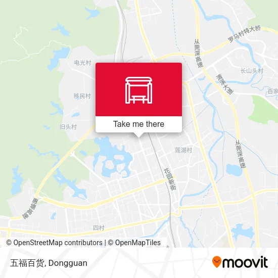 五福百货 map