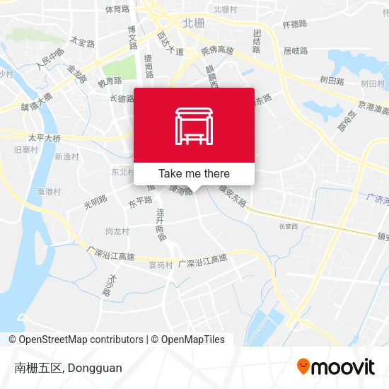 南栅五区 map