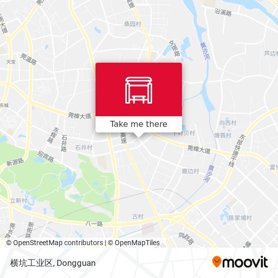 横坑工业区 map