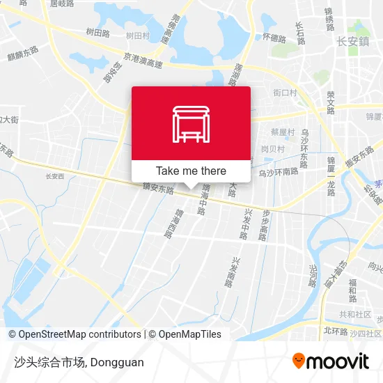 沙头综合市场 map