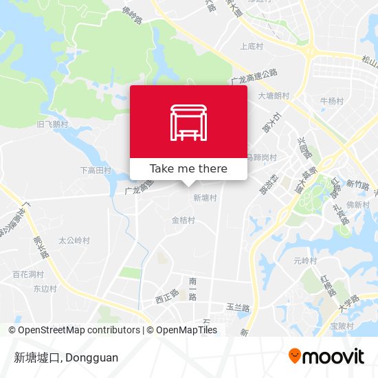 新塘墟口 map